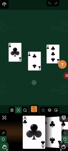 The Menu button opens the Party page, the X closes it