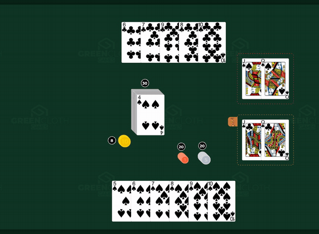 A card dragged on the phone follows the finger on the display as well, it does not only appear in place after the release